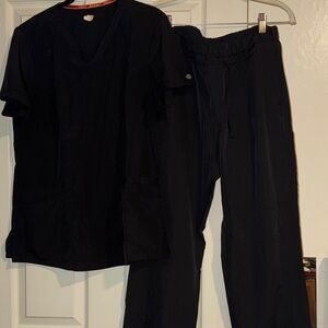 Dickies Black Scrub Set